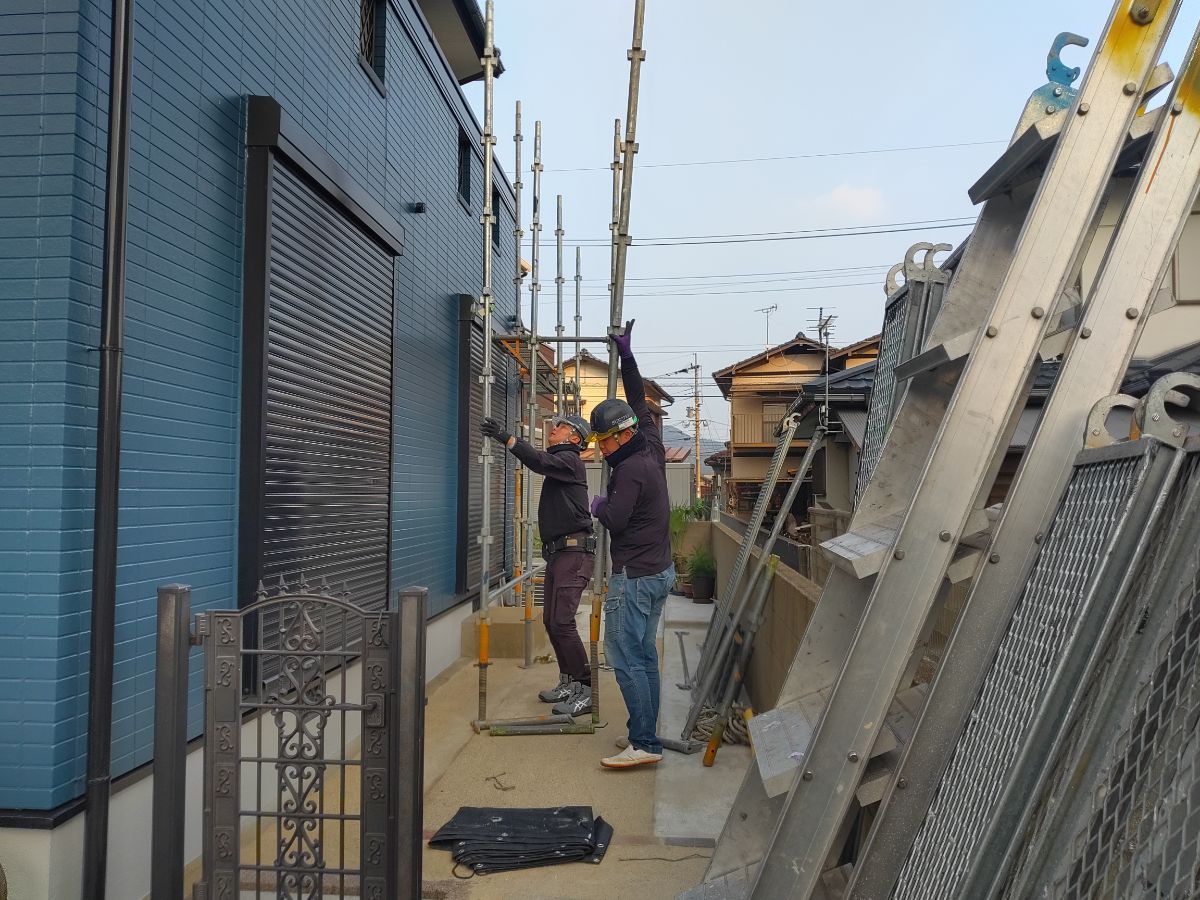【工事14日目】小倉南区沼南町I様：外壁塗装・屋根塗装・付帯塗装工事