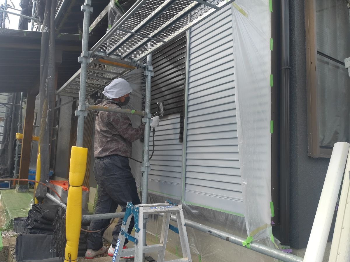 【工事14日目】北九州市小倉南区沼方面　M様　外壁塗装・その他塗装工事及び改修工事