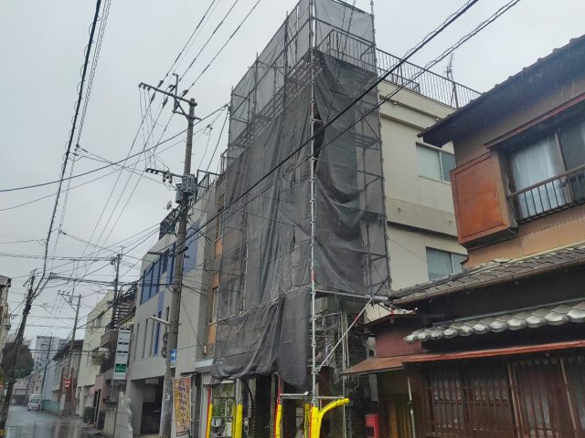 【雨天中止】八幡西区八千代：法人様　屋上塗装・外壁塗装及びその他塗装工事