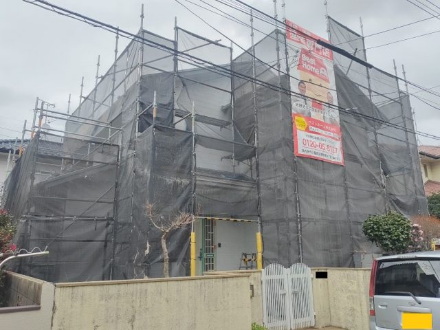 【雨天中止】北九州市小倉南区朽網西 O様 外壁塗装・屋根塗装・その他塗装工事及び改修工事