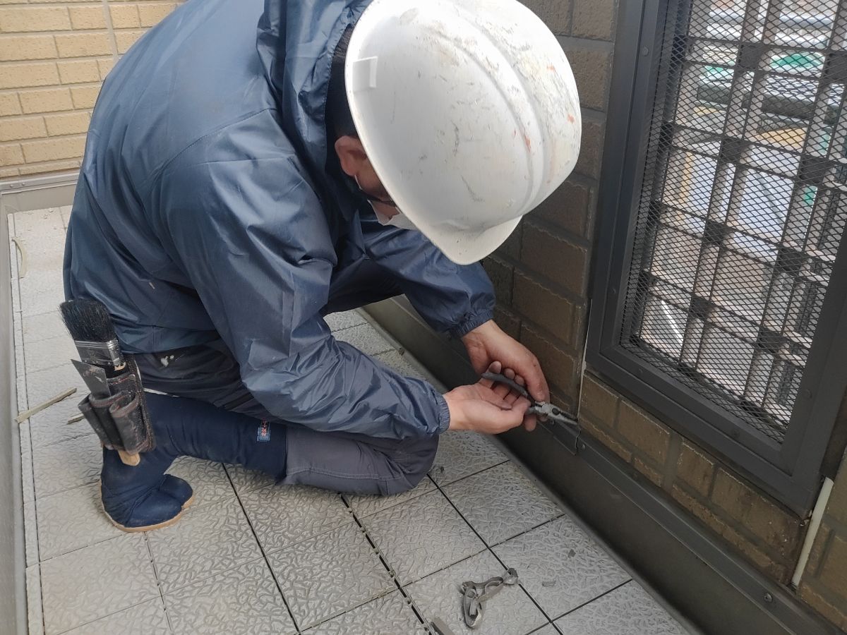 【工事3日目】北九州市小倉南区：匿名希望様　外壁塗装及びその他塗装工事
