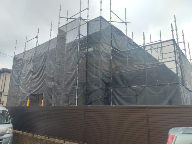 【雨天中止】北九州市小倉南区:匿名希望様 外壁塗装及びその他塗装工事