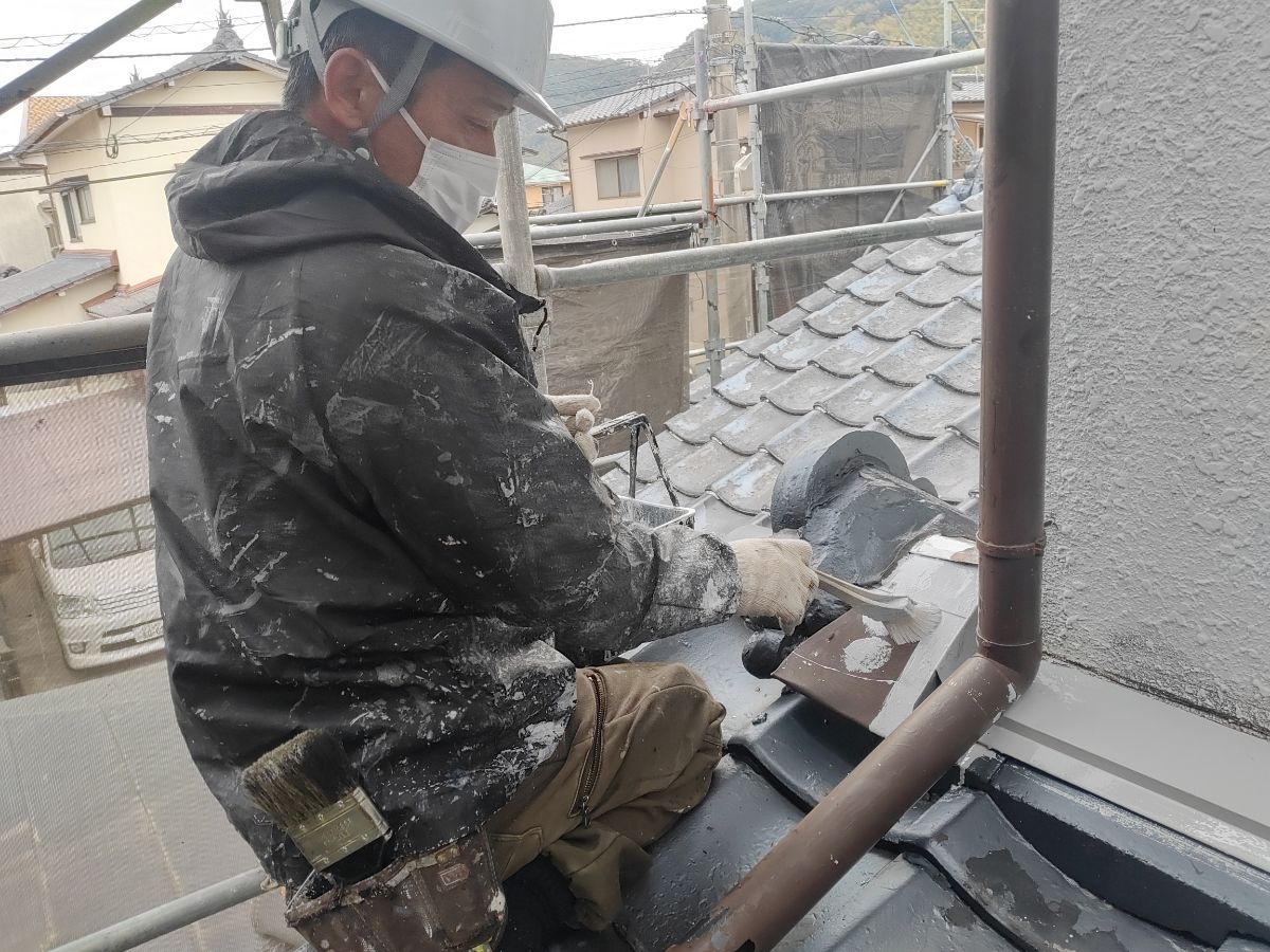 【工事4日目】北九州市小倉南区徳吉東 F様 屋根塗装工事