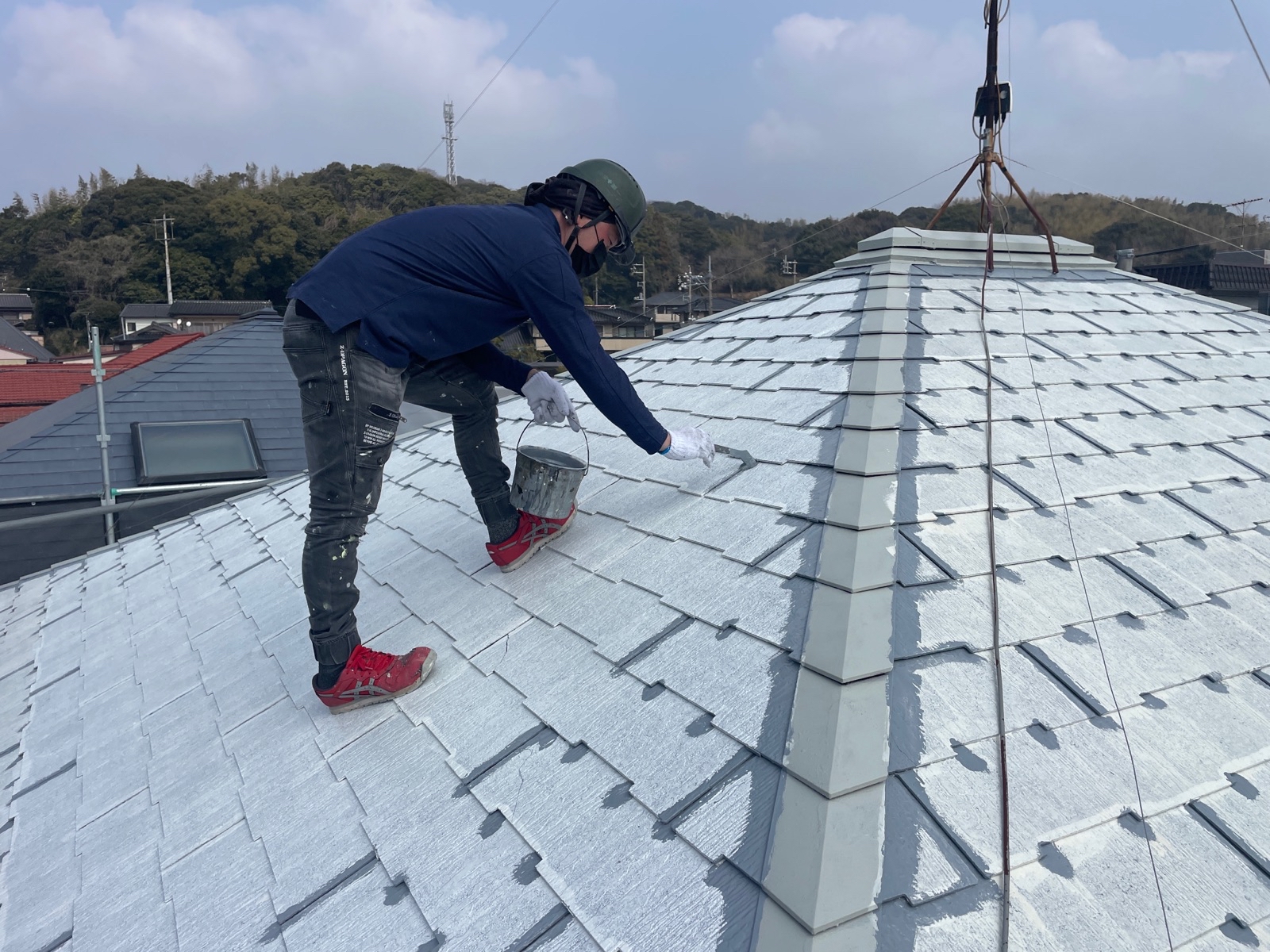 【工事10日目】下関市:匿名様 外壁塗装・屋根塗装、その他塗装
