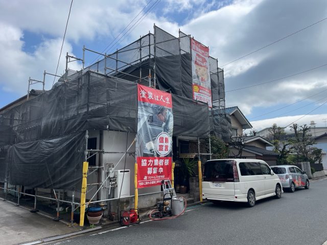 【雨天の為お休み】北九州市小倉北区竪林:H様 外壁塗装・屋根塗装 及び その他塗装工事