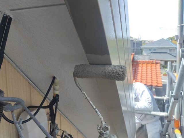 【工事12日目】北九州市小倉北区篠崎:K様 外壁塗装・屋根塗装及びその他塗装工事