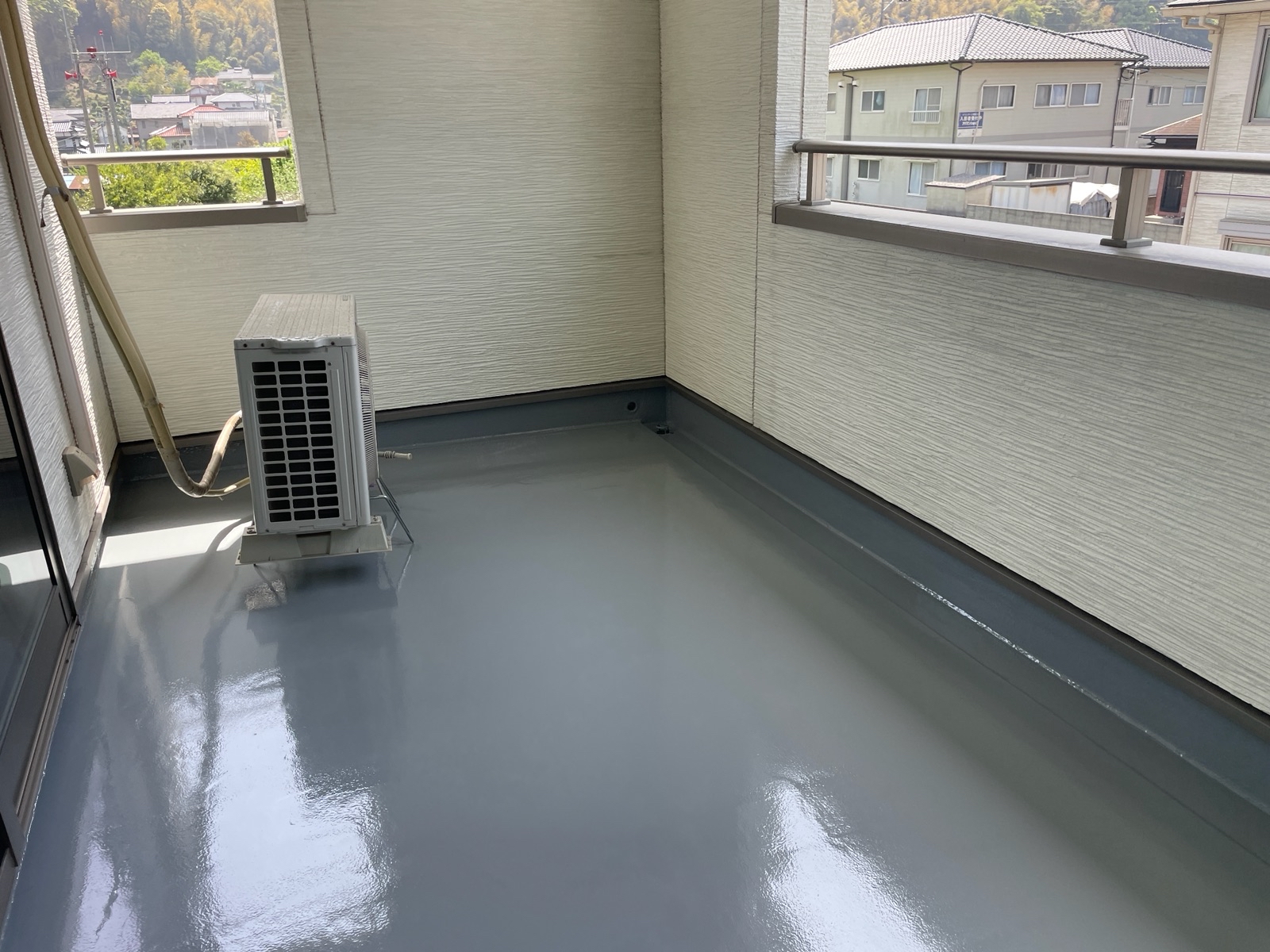 【工事3日目】小倉南区:O様 ベランダ床防水