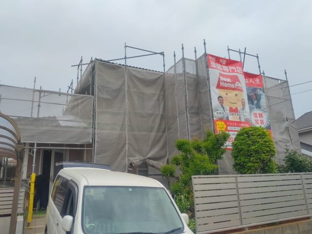 【雨天中止】小倉南区:N様 外壁塗装及びその他塗装工事