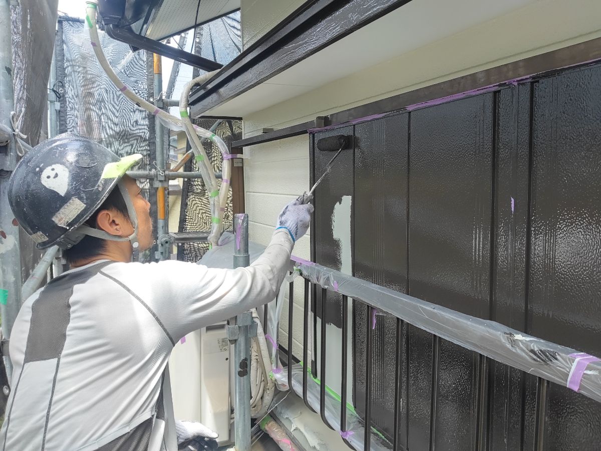 【工事13日目】北九州市小倉南区:O様 外壁塗装及びその他塗装工事