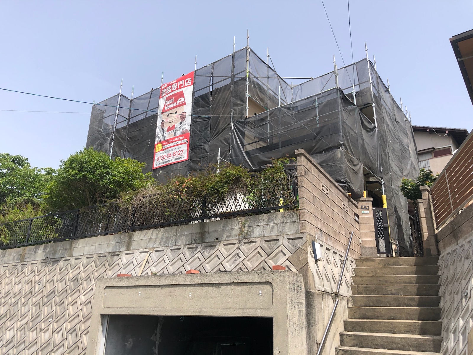 【雨天中止】遠賀郡:A様 外壁塗装・屋根塗装、その他塗装工事
