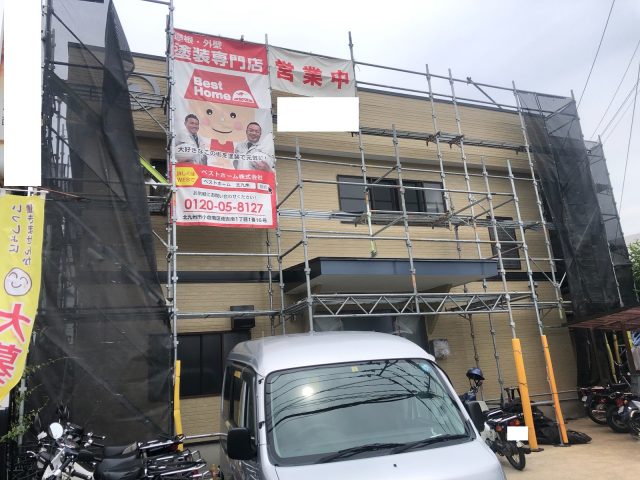 【本日お休み】福岡市博多区:N様 外壁塗装・屋根塗装、その他塗装工事