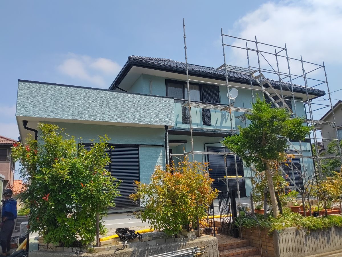 【工事14日目】北九州市小倉南区:K様 外壁塗装・屋根塗装 及び その他塗装工事
