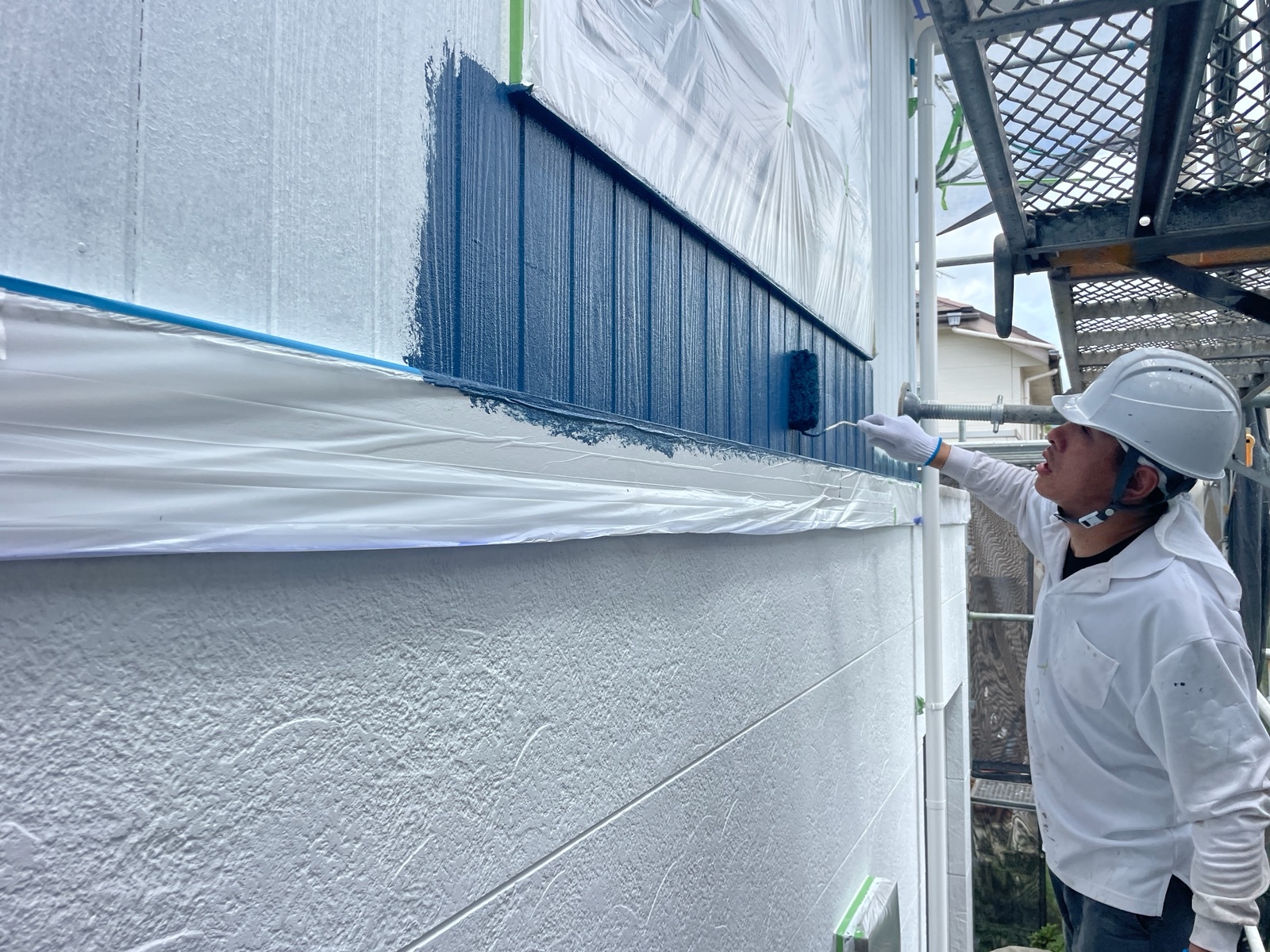 【工事13日目】飯塚市:S様 外壁塗装・屋根塗装、その他塗装工事