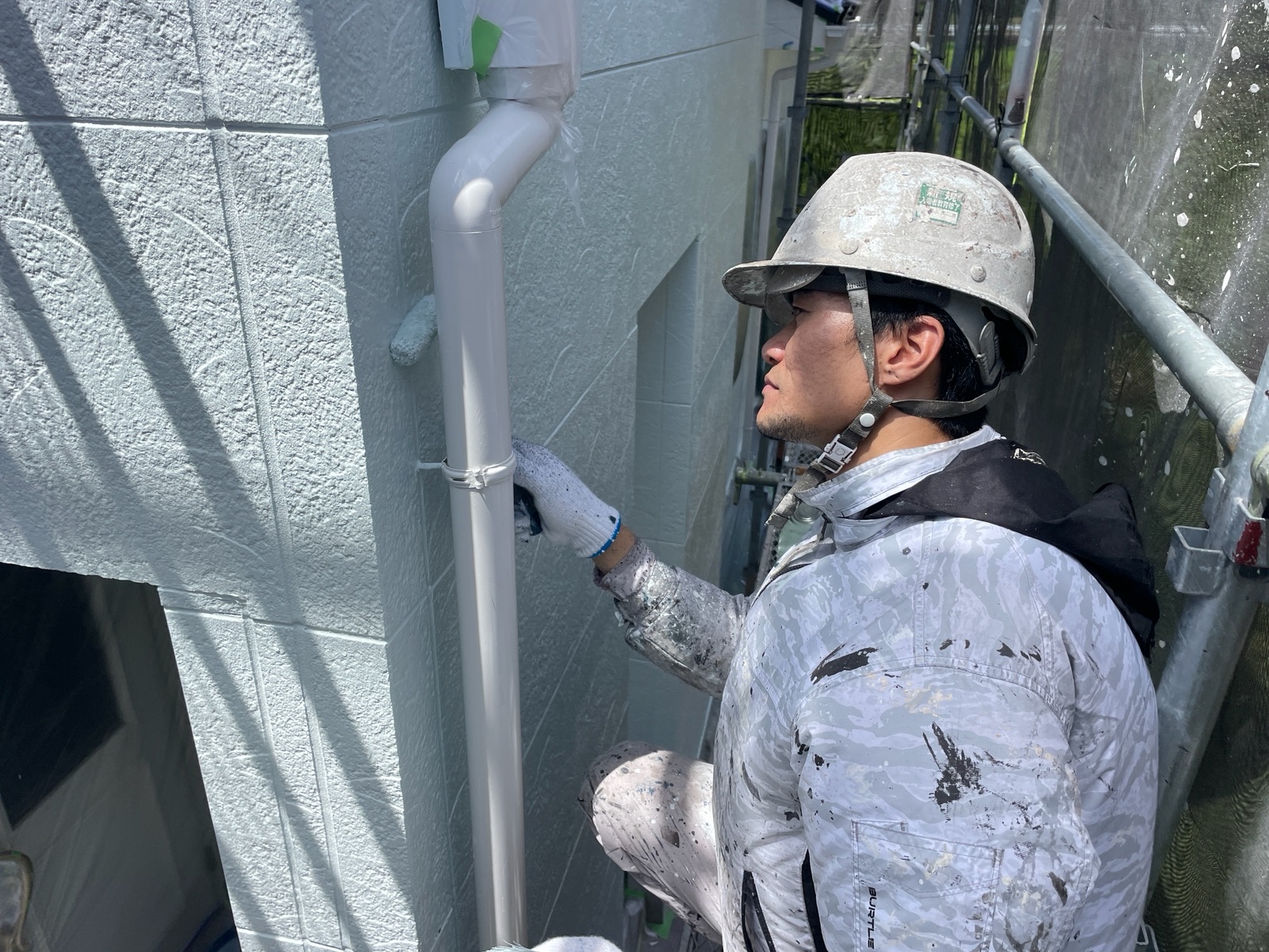 【工事14日目】飯塚市:S様 外壁塗装・屋根塗装、その他塗装工事