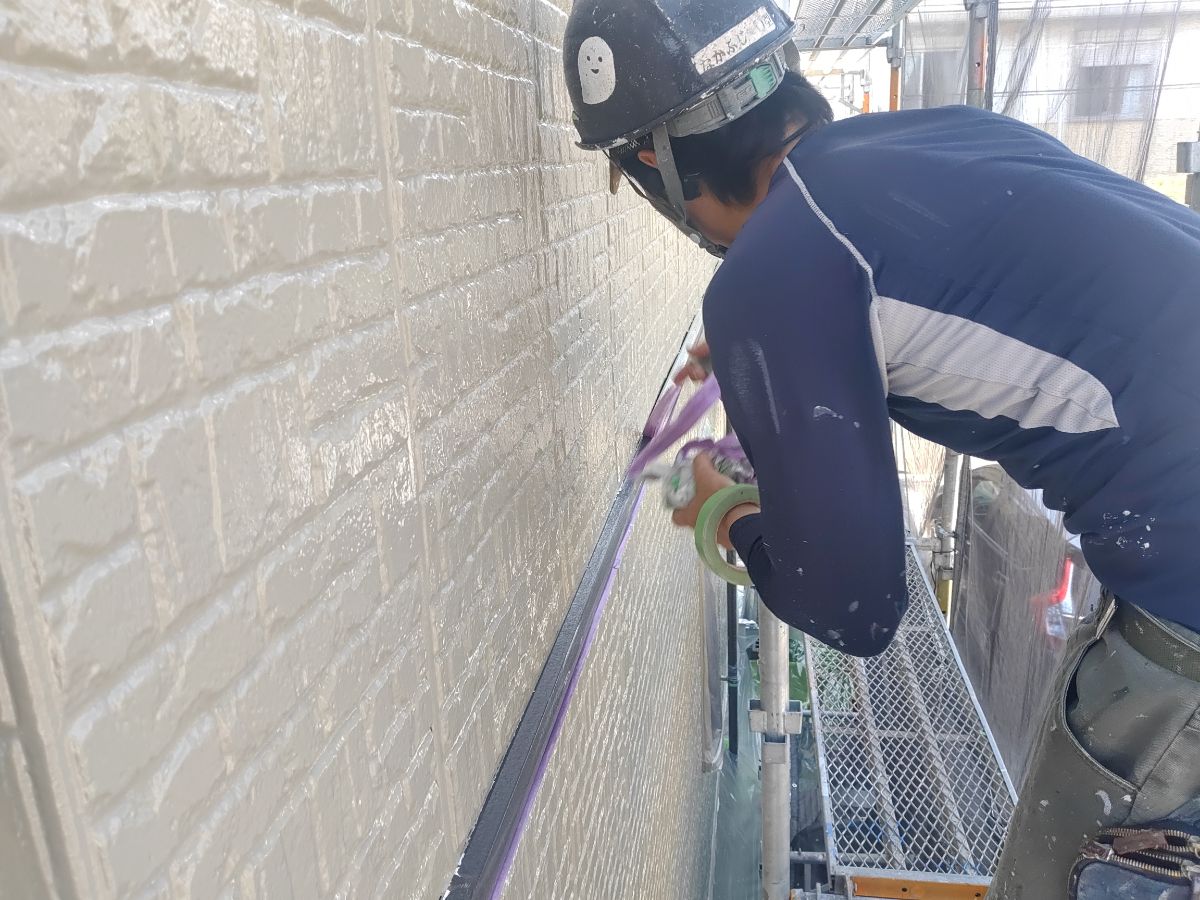 【工事11日目】行橋市西宮市:N様 外壁塗装・屋根塗装、その他塗装工事