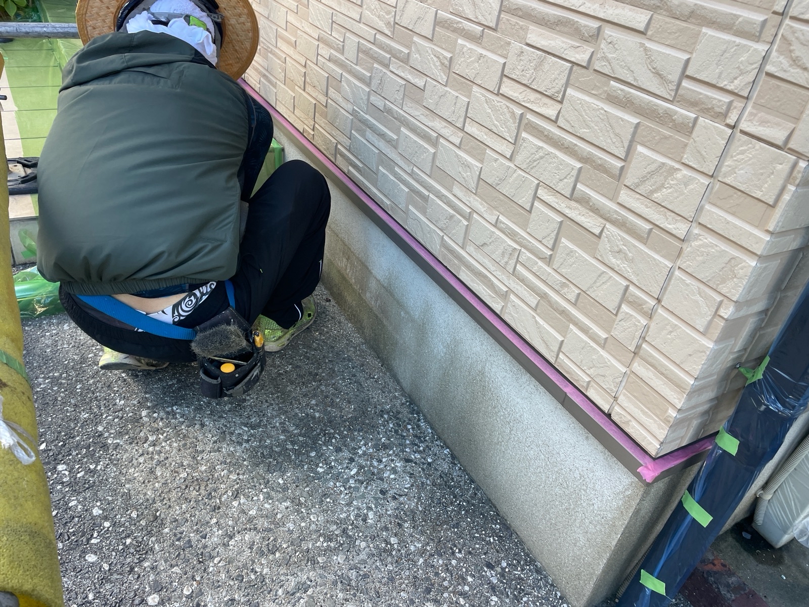 【工事3日目】北九州市小倉南区:S様 外壁塗装・屋根塗装 及び その他塗装工事