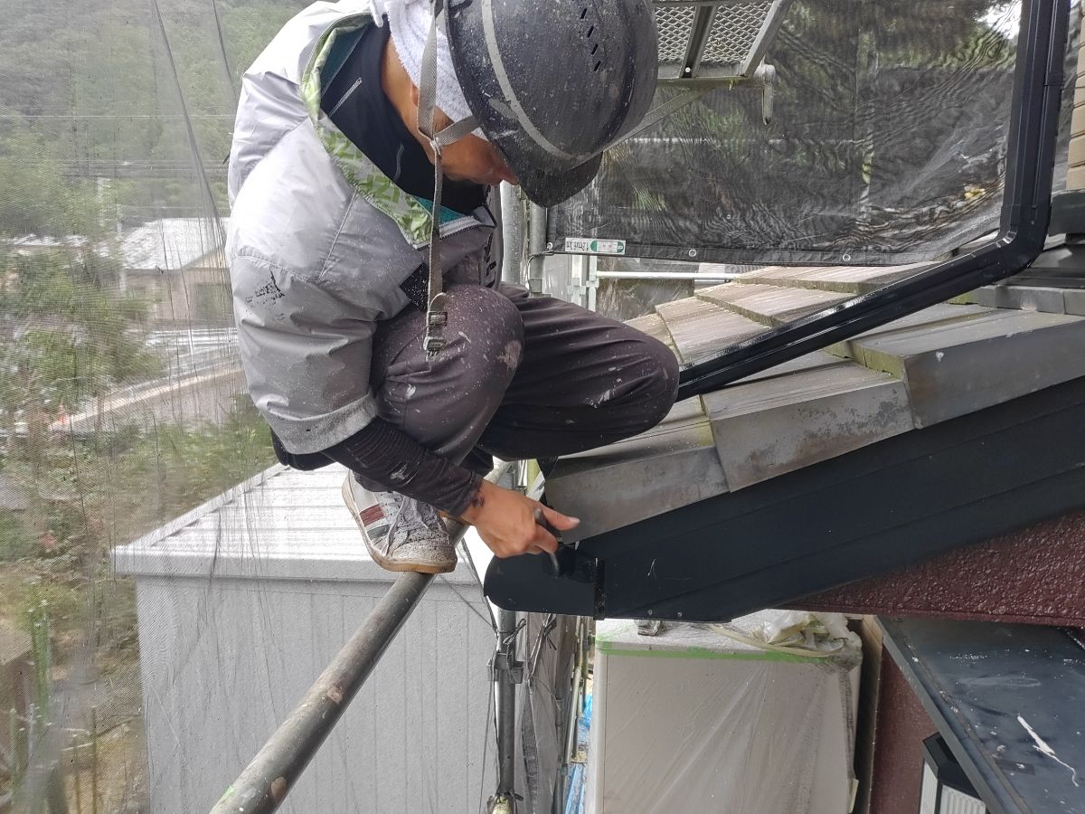 【工事17日目】北九州市小倉南区：I様　外壁塗装　及び　その他塗装工事