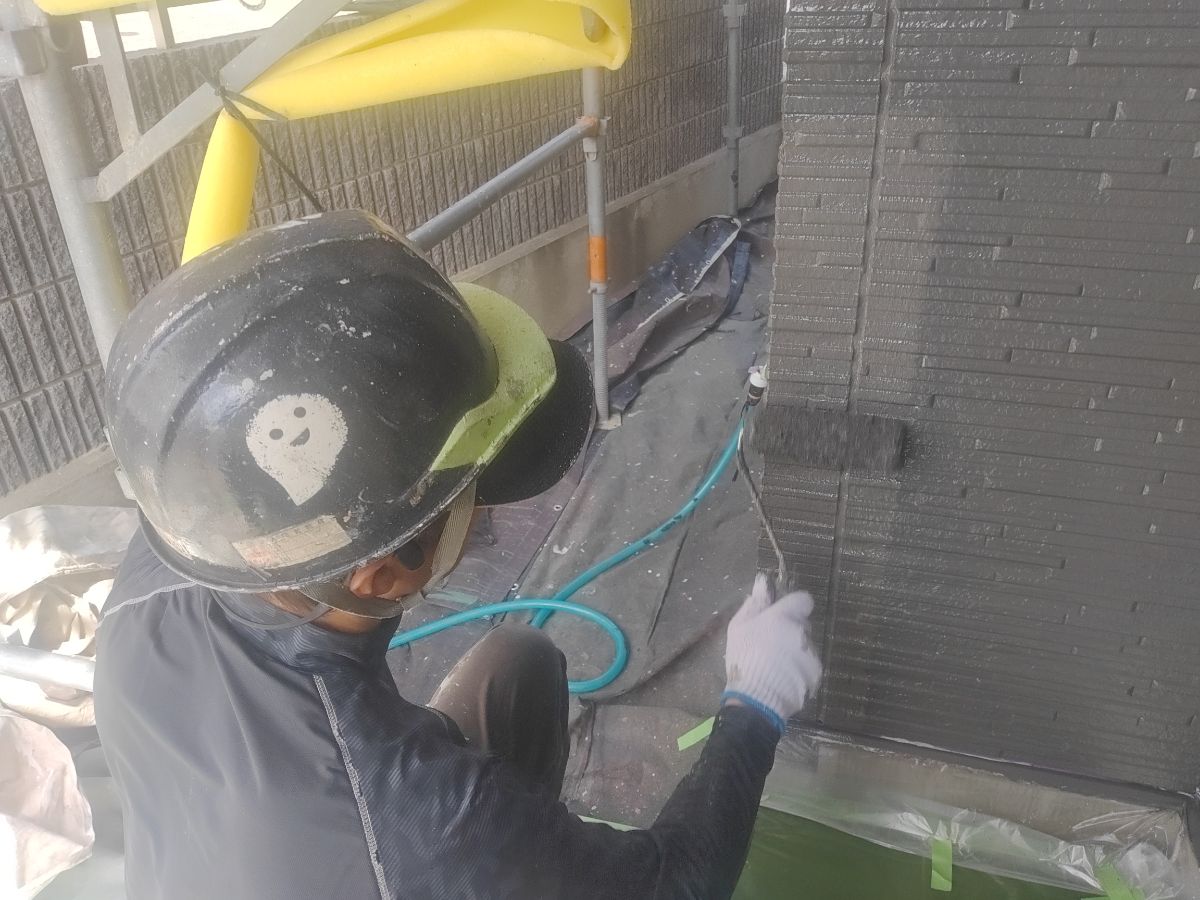 【工事8日目】北九州市小倉南区：匿名希望様　外壁塗装・屋根塗装　及び　その他塗装工事