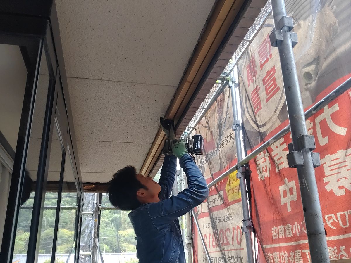 【工事22日目】北九州市小倉南区：I様　外壁塗装　及び　その他塗装工事