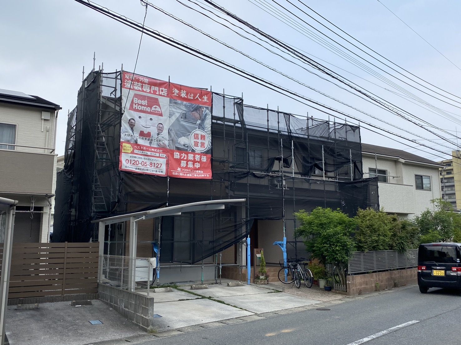 小倉南区：匿名様　屋根・外壁及びその他塗装工事