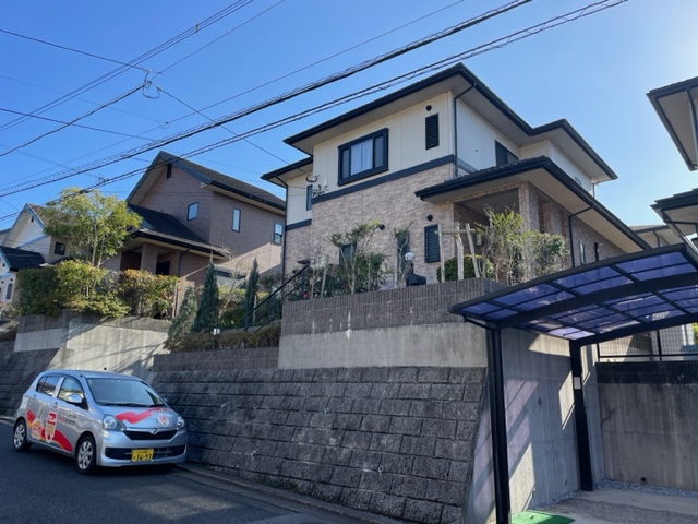 【ご挨拶】八幡西区星ヶ丘：N様　外壁塗装・屋根塗装及びその他塗装工事