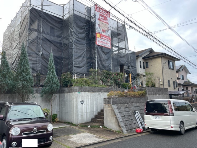 【雨天中止】八幡西区星ヶ丘:N様 外壁塗装・屋根塗装及びその他塗装工事