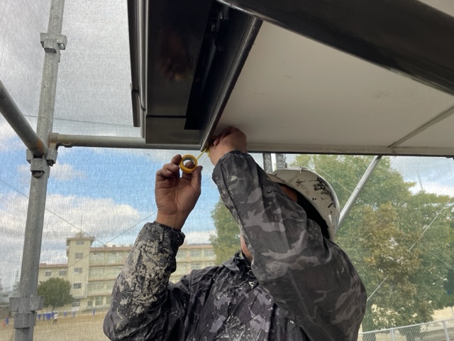 【工事8日目】北九州市小倉南区田原新町：K様　外壁塗装及びその他塗装工事