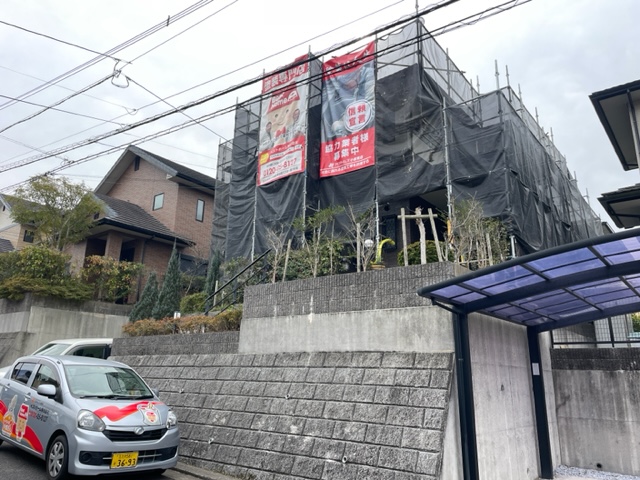 【雨天中止】八幡西区星ヶ丘:N様 外壁塗装・屋根塗装及びその他塗装工事