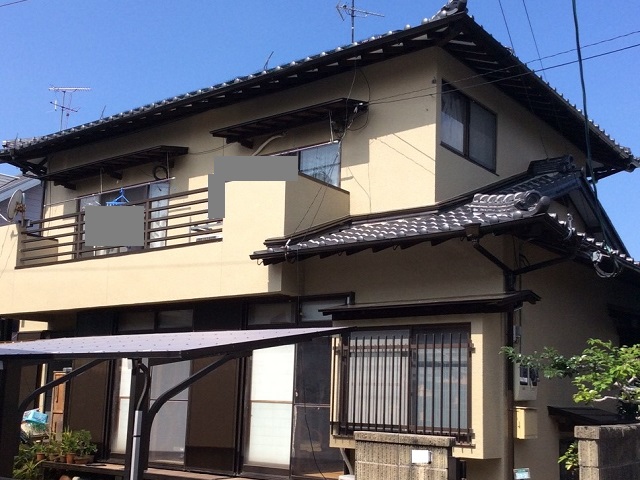       ▽早良区田隈　　Ｋ様邸　　　〈外壁塗装工事〉